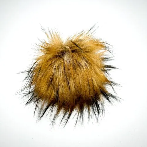 5" Foxtail Luxe Fur Pompom