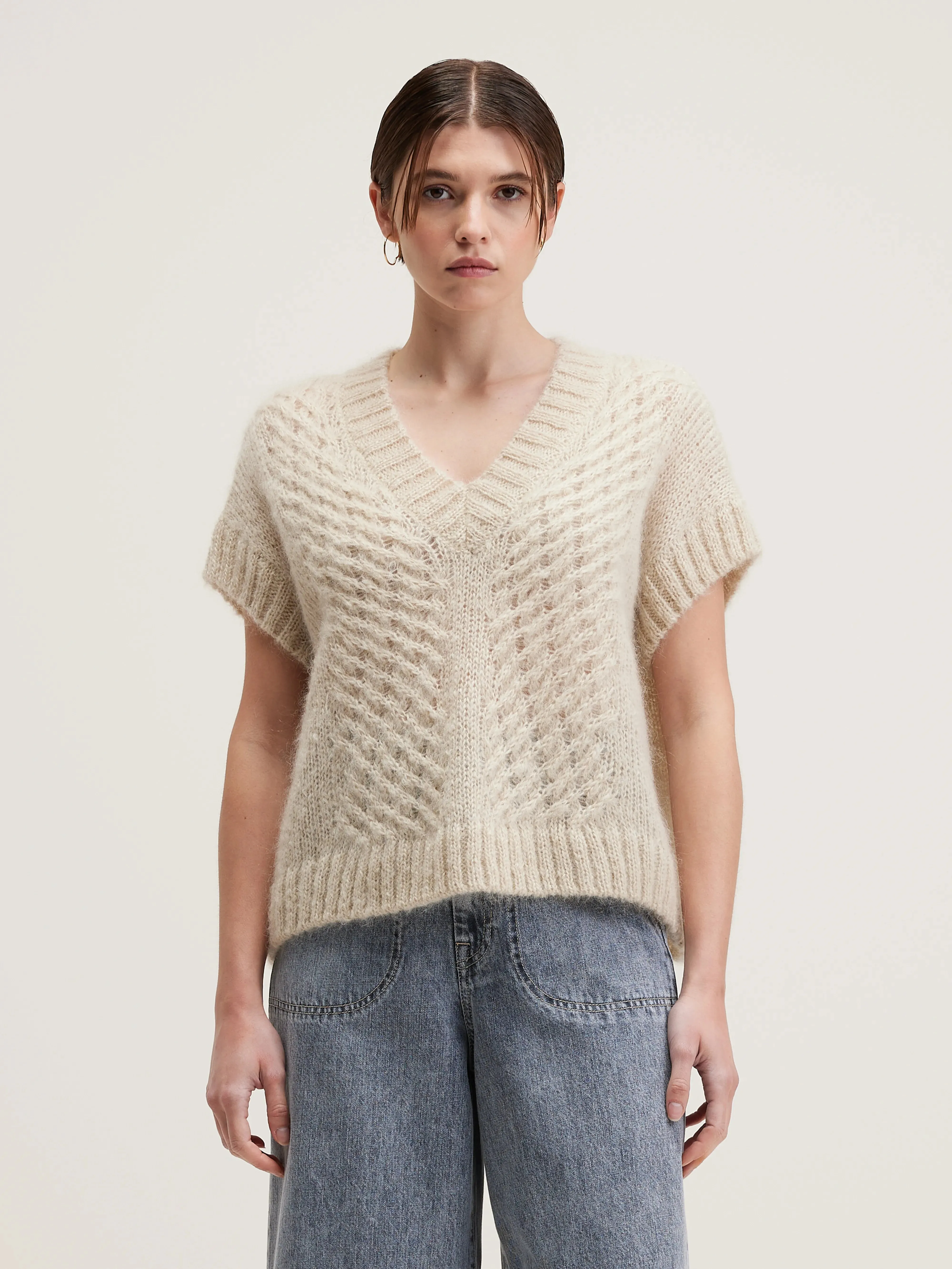 Abevy sleeveless sweater (242 / W / SABLE)