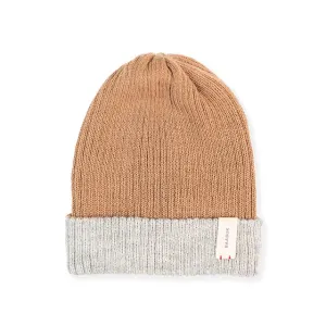 Alpaca Beanies - Reversible Camel