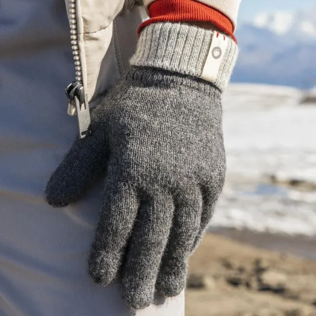 Alpaca Gloves - Dark Grey