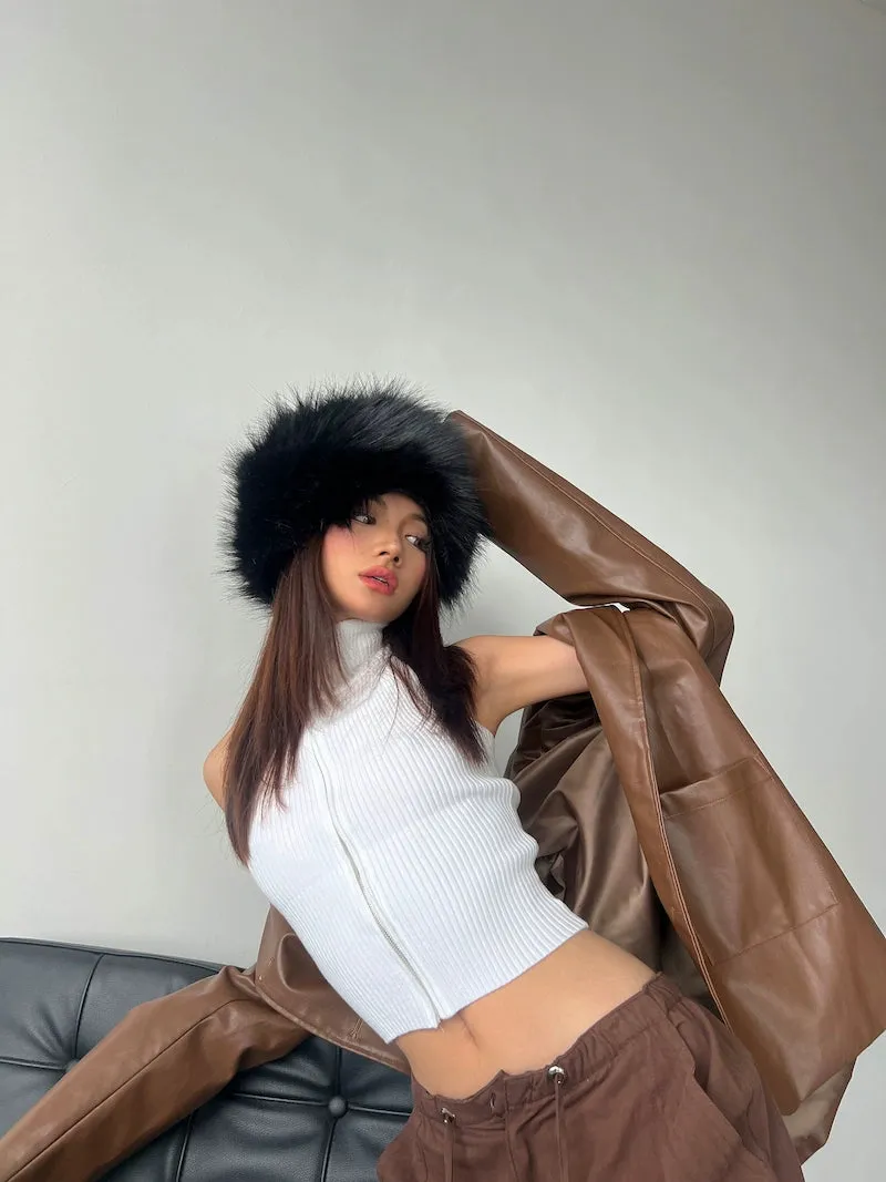 Bani Faux Fur Bucket Hat