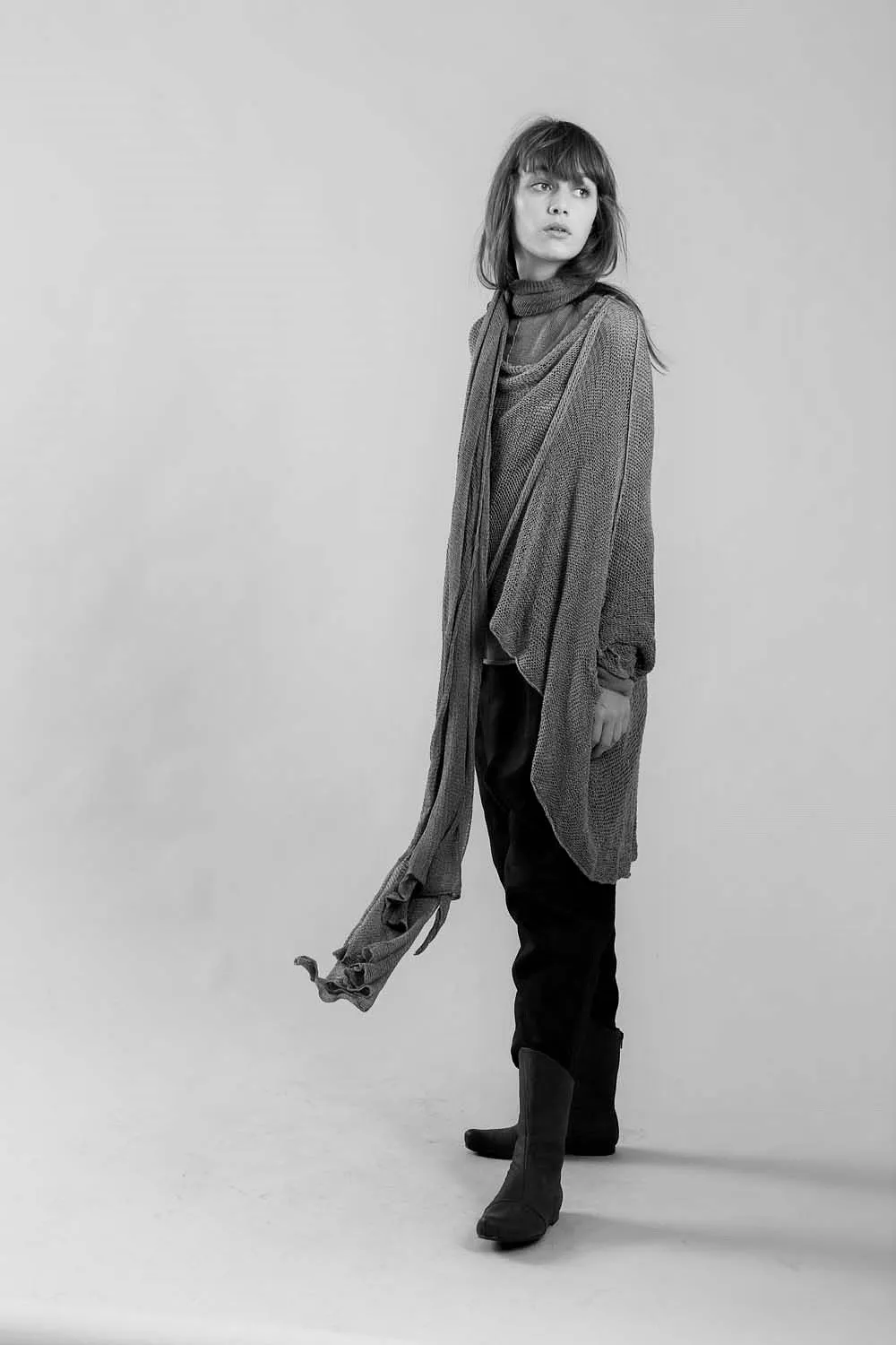 Big Air Bamboo & Soy Scarf - Dusty Blue Fog