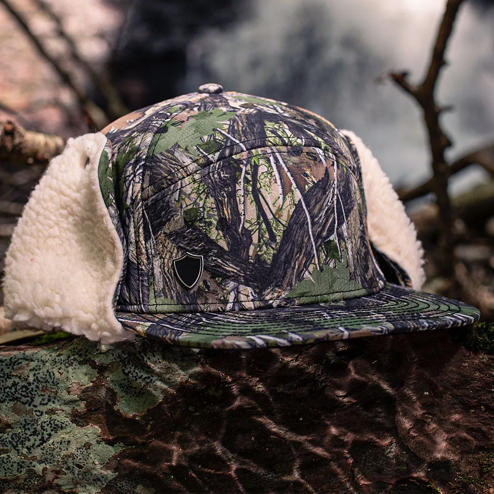 Billed Trapper Hat | Dregs Forest Camo