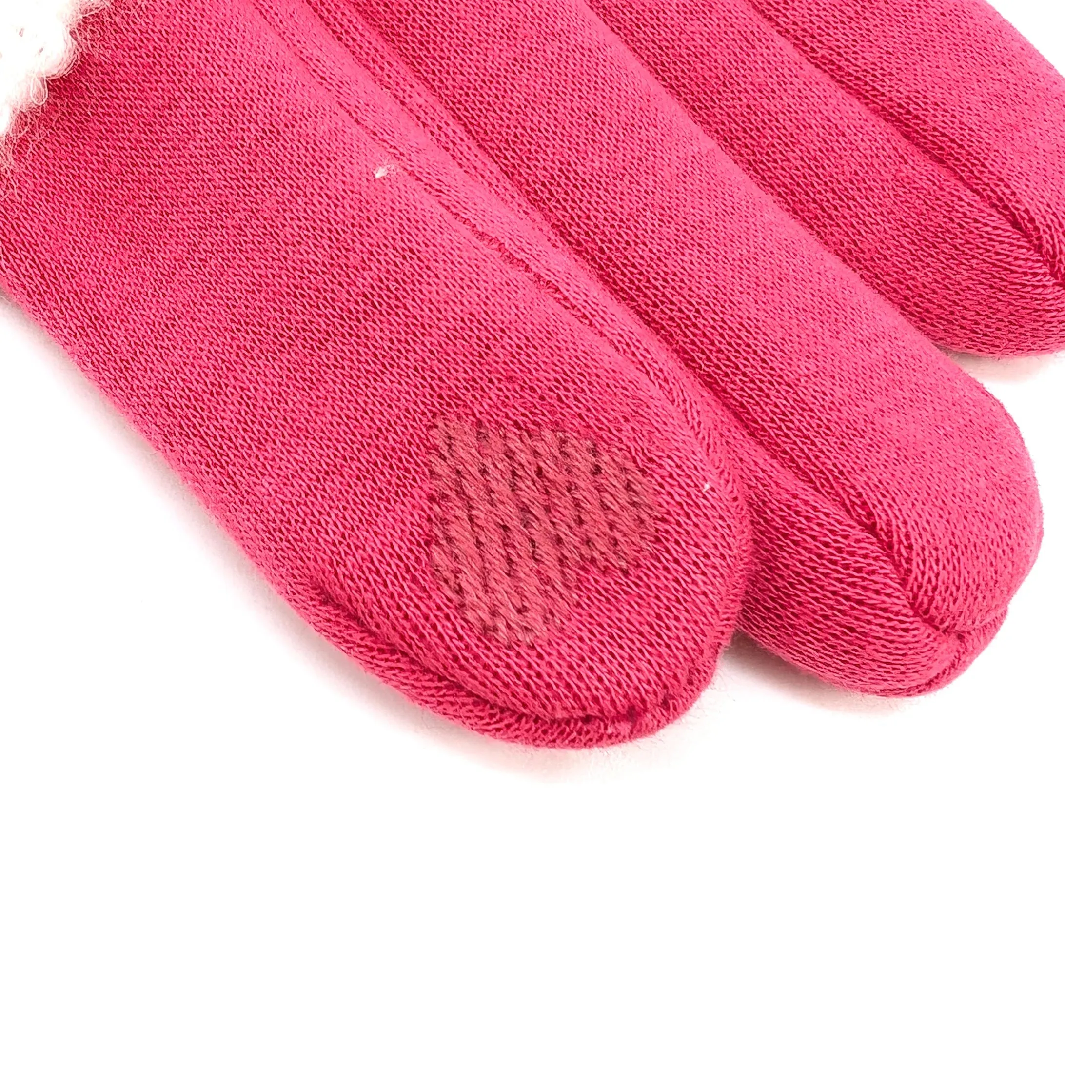 Black Ginger Blush Pink Multi Striped Two in One Gloves - 800-613