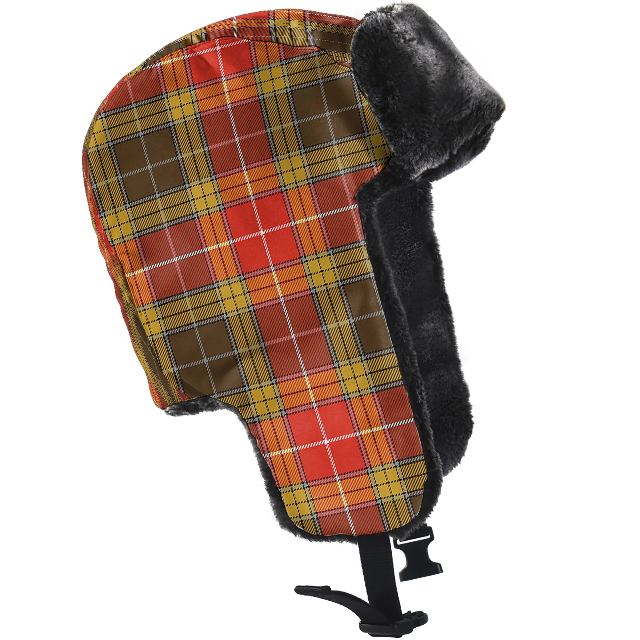 Buchanan Old Set Weathered Tartan Winter Trapper Hat