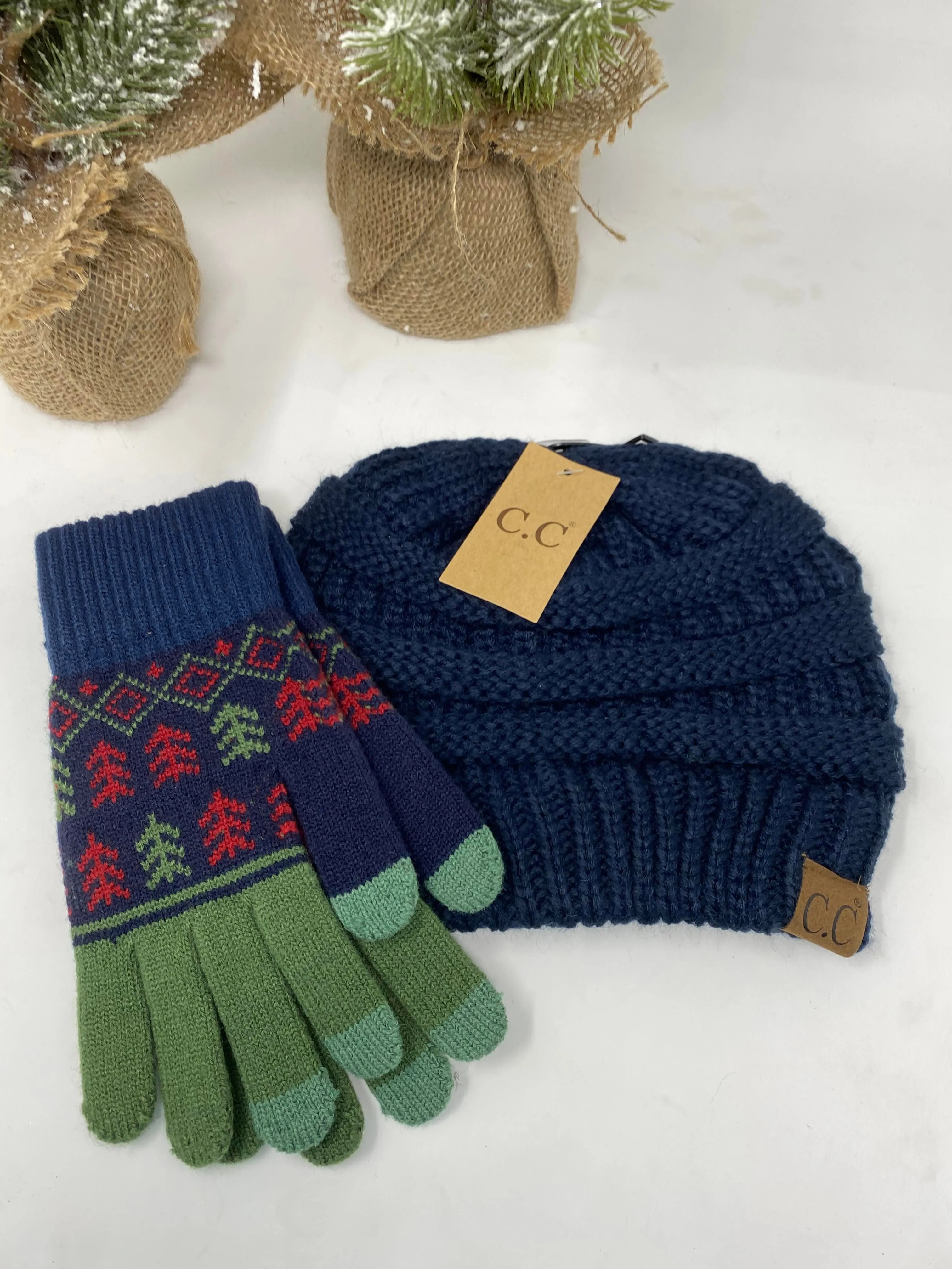 C.C. Beanie & Glove Set