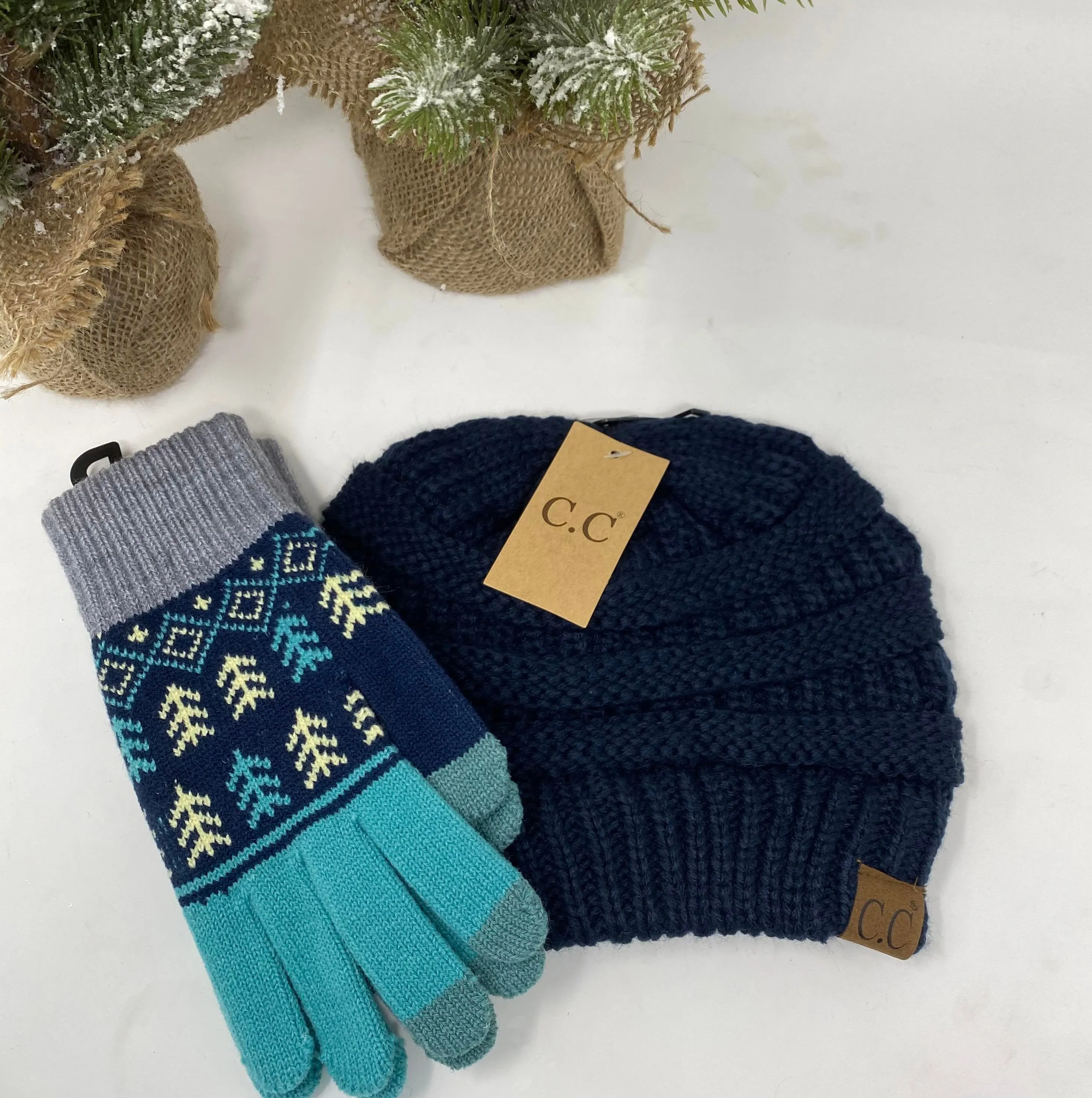 C.C. Beanie & Glove Set