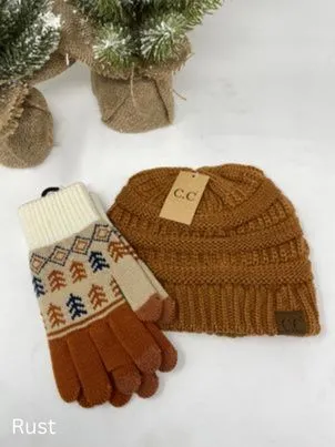 C.C. Beanie & Glove Set