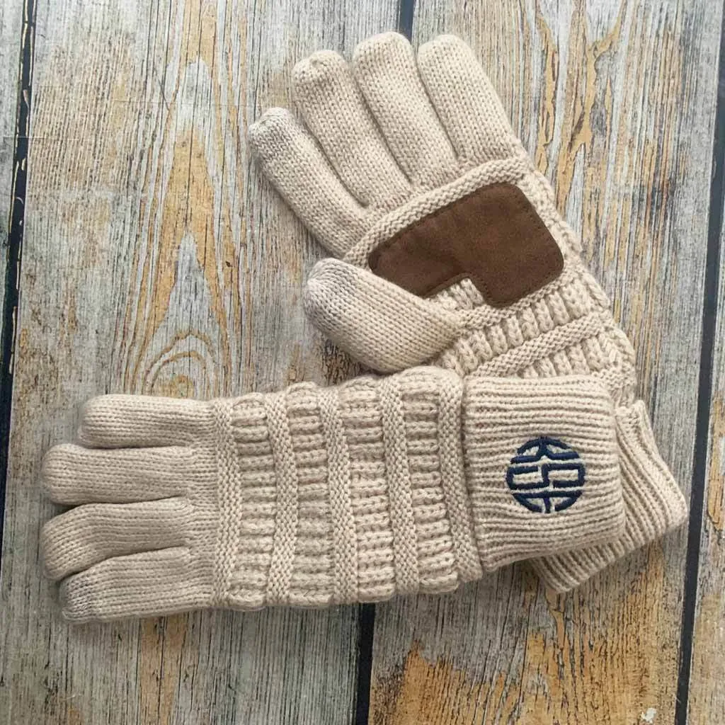 Embroidered Lined Gloves