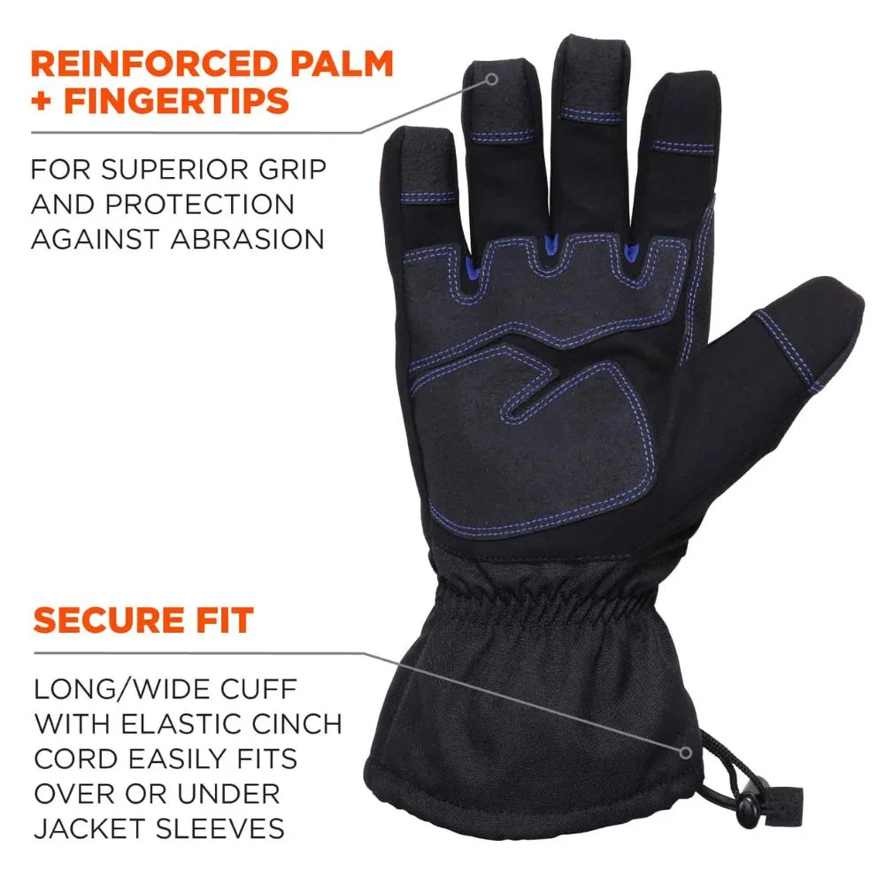 Ergodyne 17612 #819WP S Black Extreme Thermal WP Gloves