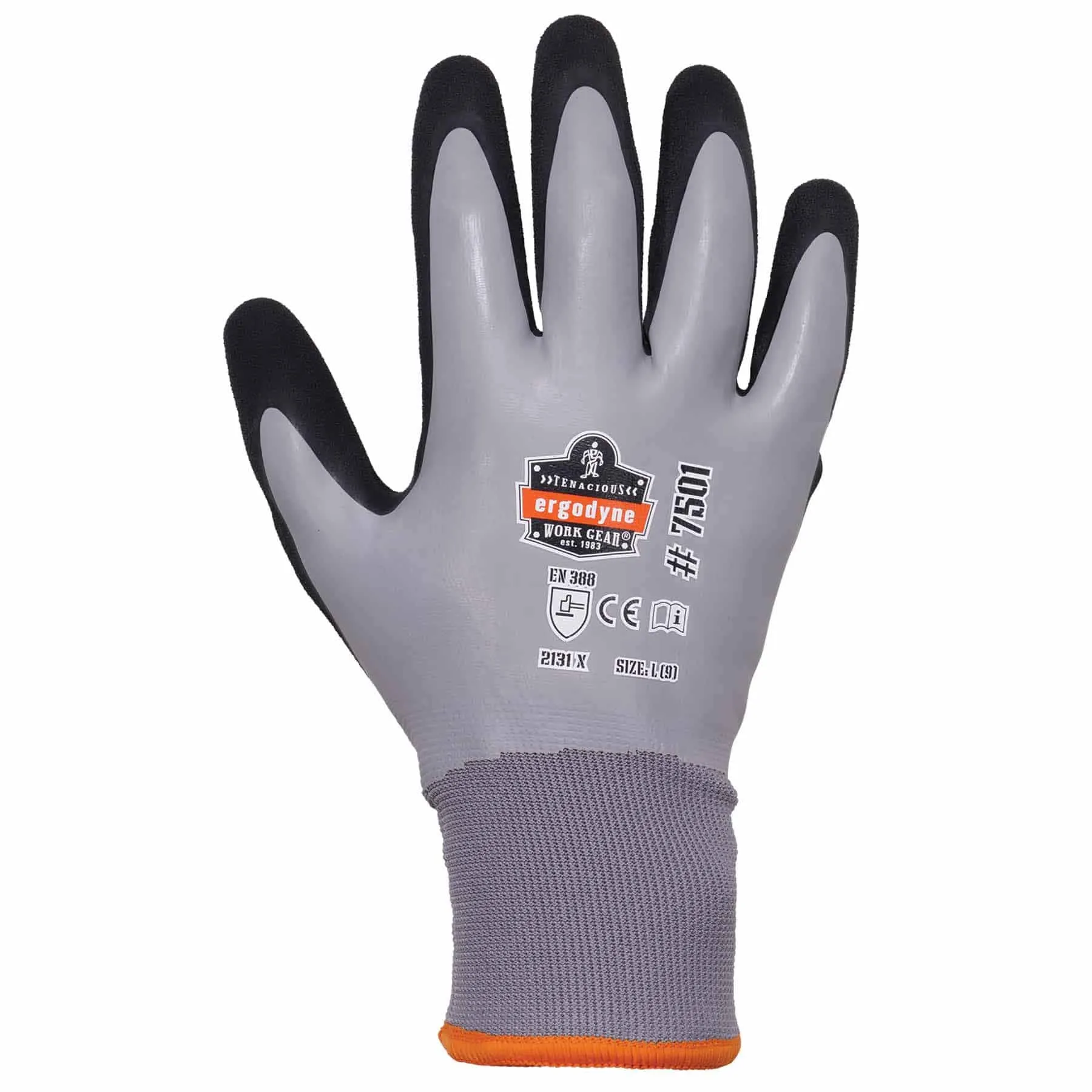 Ergodyne 17633 7501 M Gray Coated Waterproof Winter Gloves