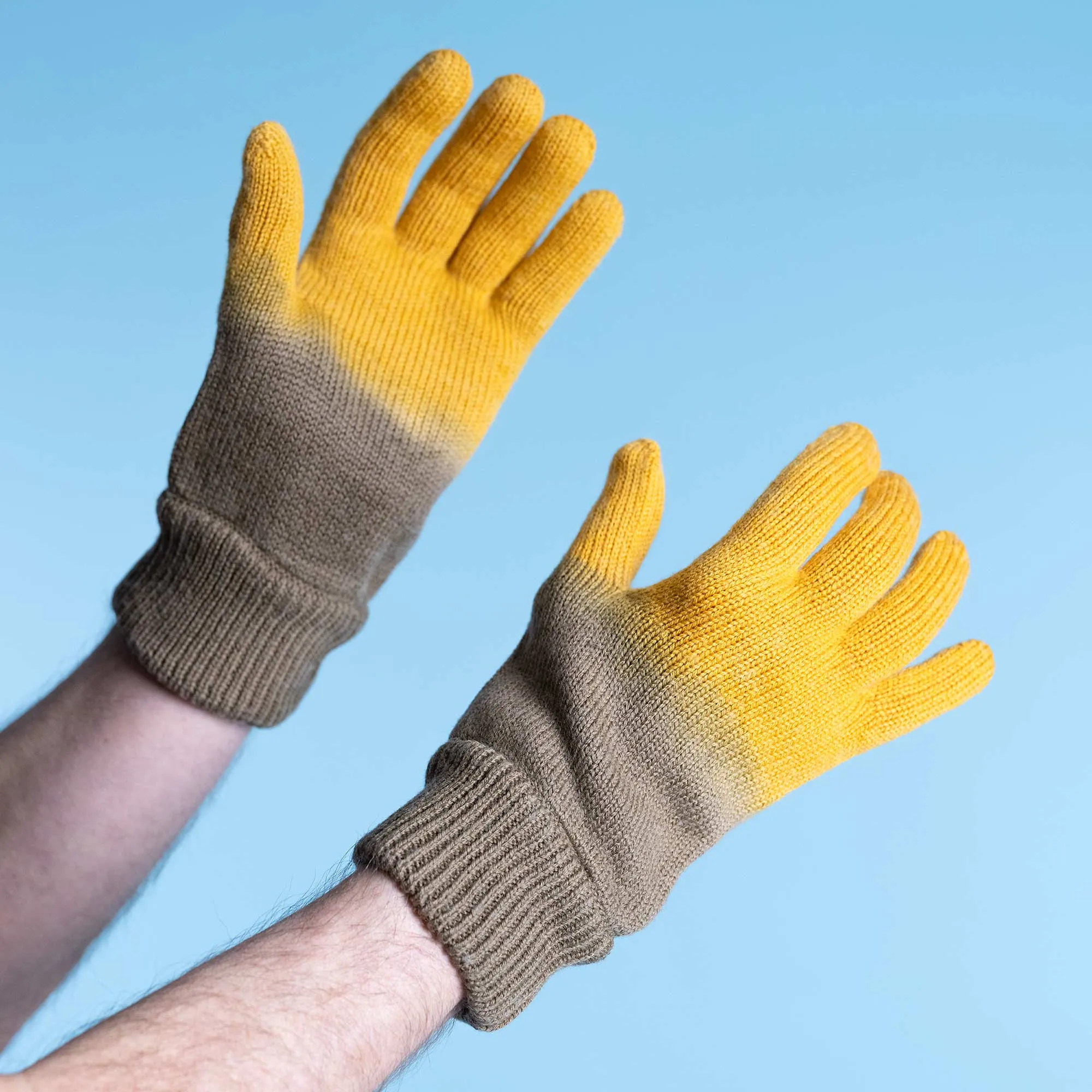 FINLAND Elastic-free Warm 100% Organic Merino Wool Gloves (No Latex, No Polyester, No polyamide, No Nylon, No Plastic, No Synthetics) (100% Biodegradable)