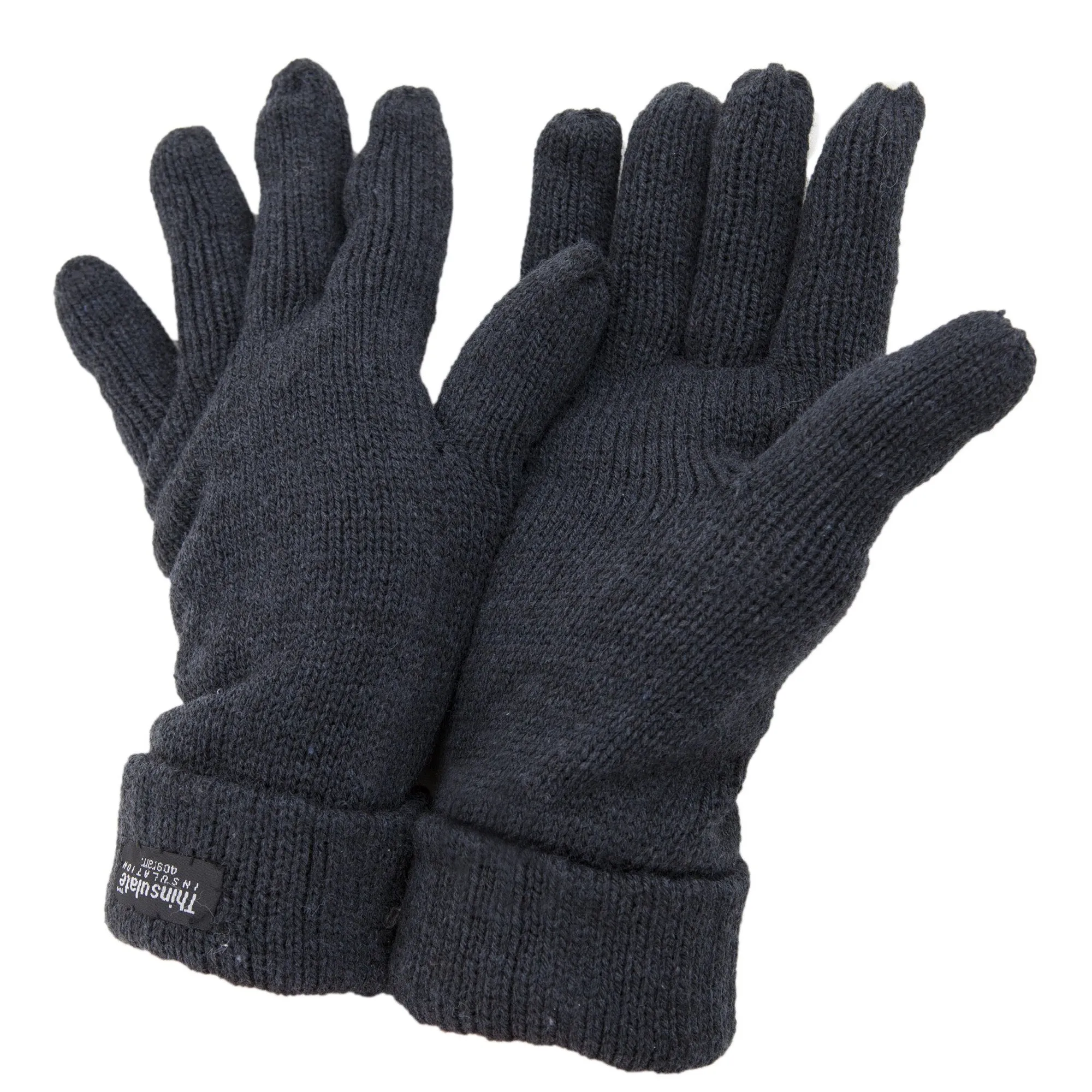 FLOSO Ladies/Womens Thinsulate Winter Knitted Gloves (3M 40g)