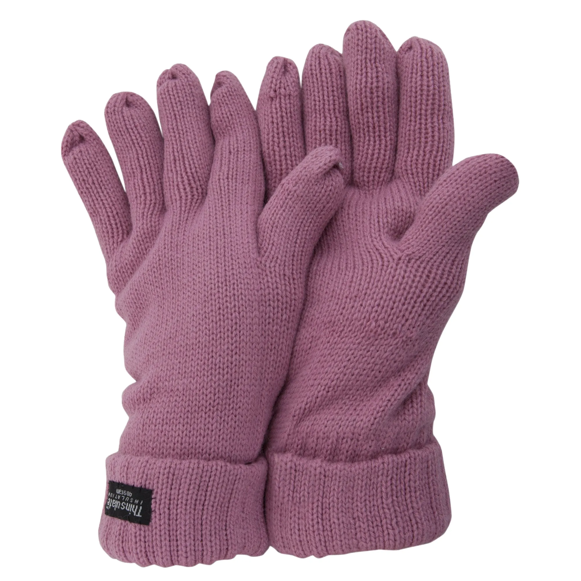 FLOSO Ladies/Womens Thinsulate Winter Knitted Gloves (3M 40g)