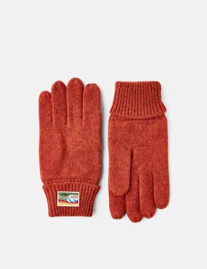 Hestra Raggwool Gloves - Brick Red