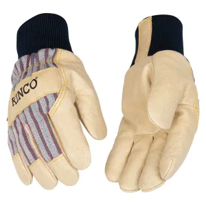 Kinco Kid's Lined Premium Grain Pigskin Palm Glove with Knit Wrist