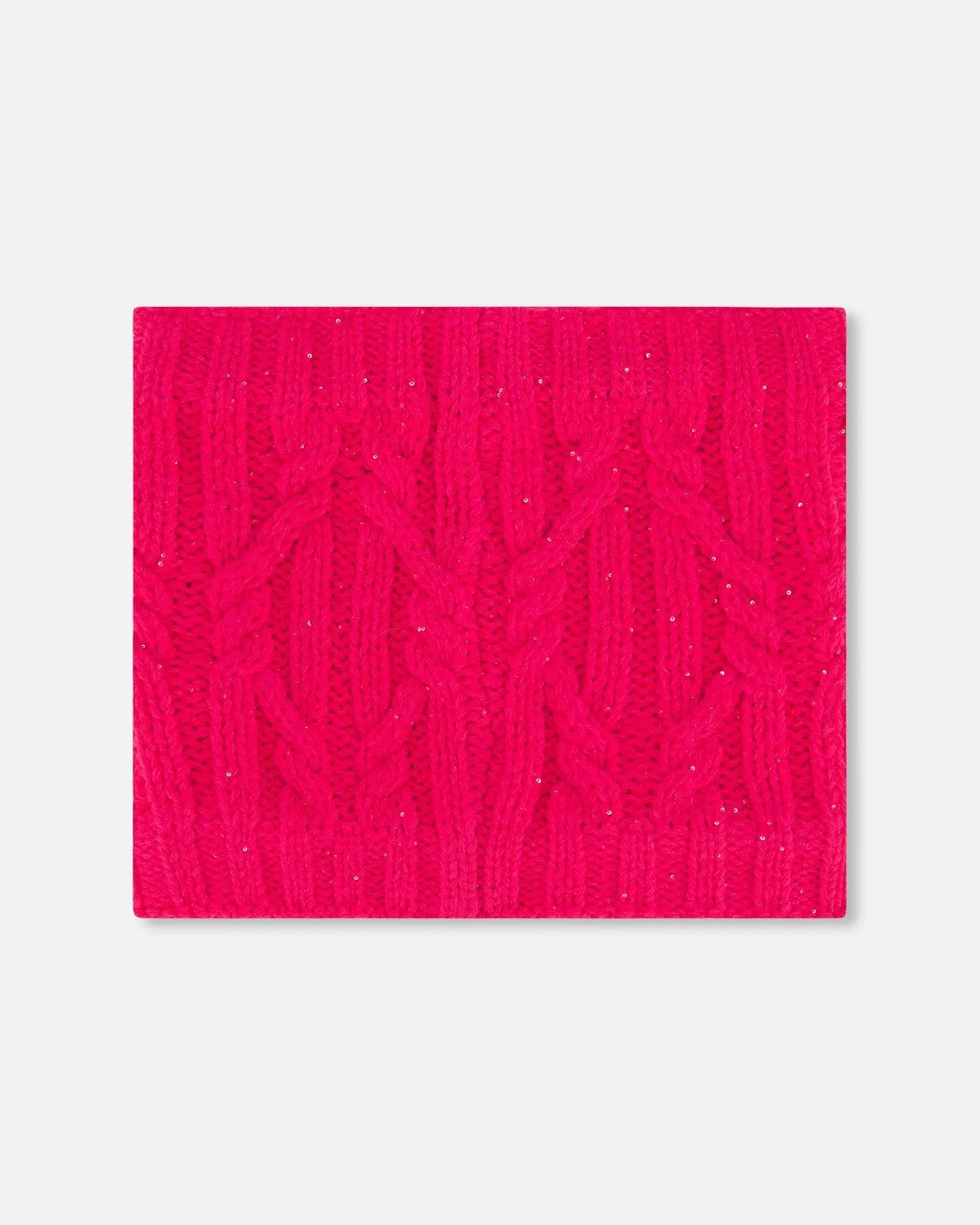 Knit Neckwarmer Fuschia Pink by Deux par Deux