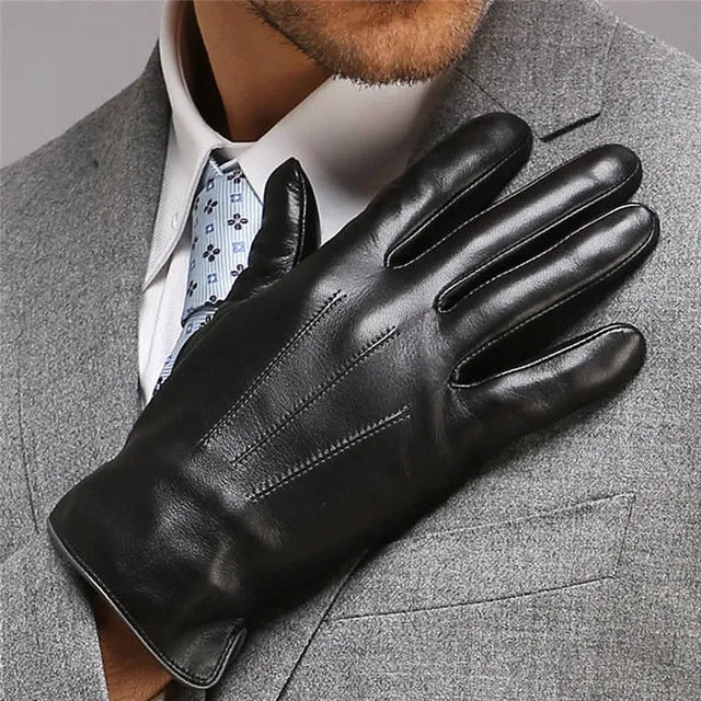 Men's Sheepskin Winter Gloves