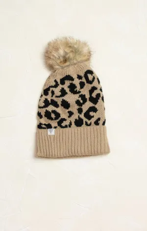 Nora Leopard Lux Winter Beanie