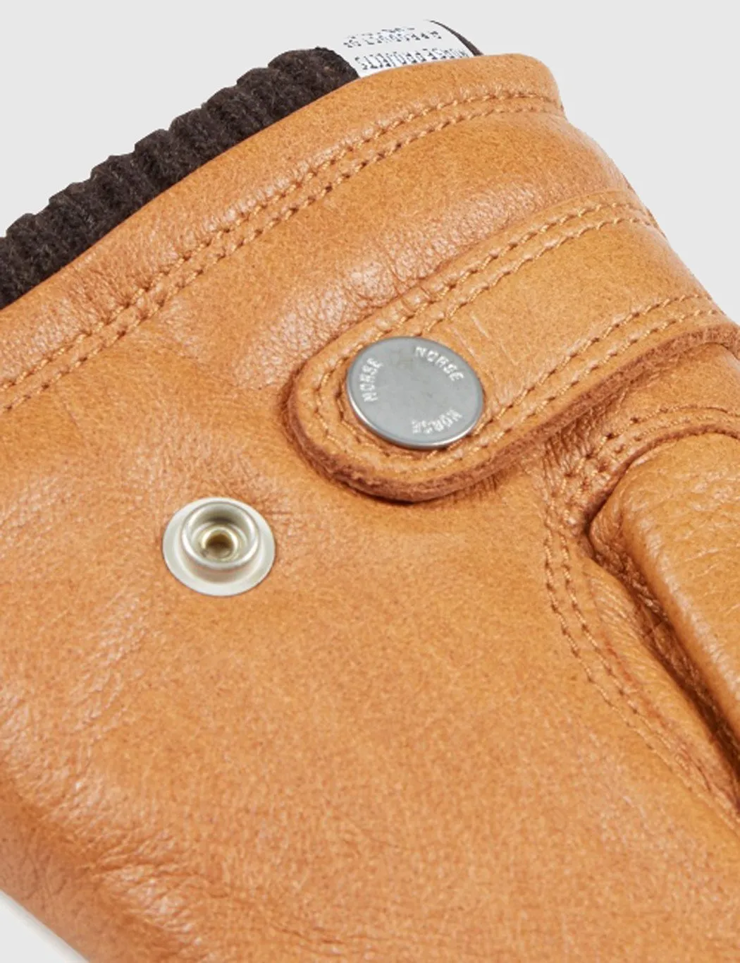 Norse Projects x Hestra Utsj̦ Sport Gloves (Leather) - Tobacco