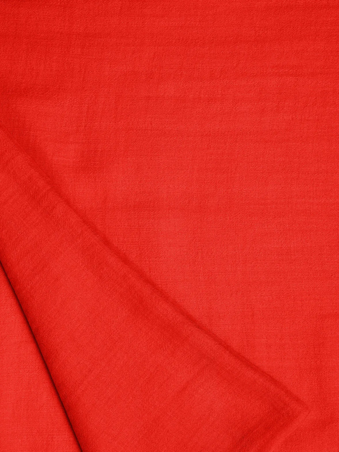 Poppy Red Cashmere Silk Scarf