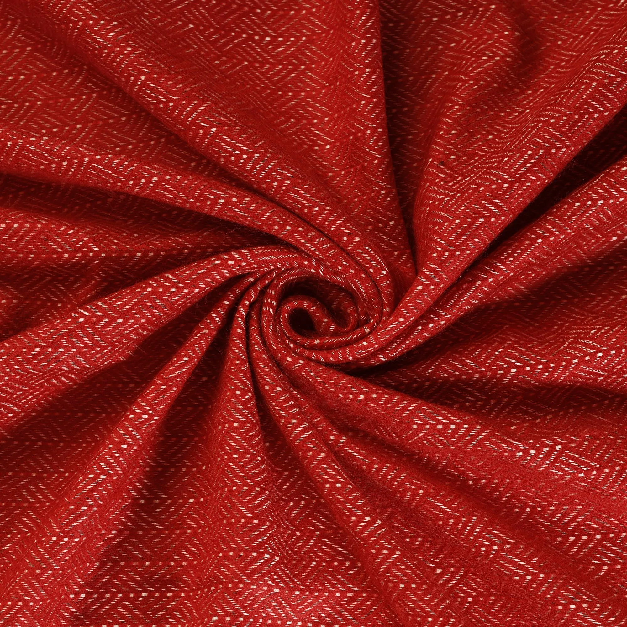 Red - Acrylic Fine Wool Fabric 07