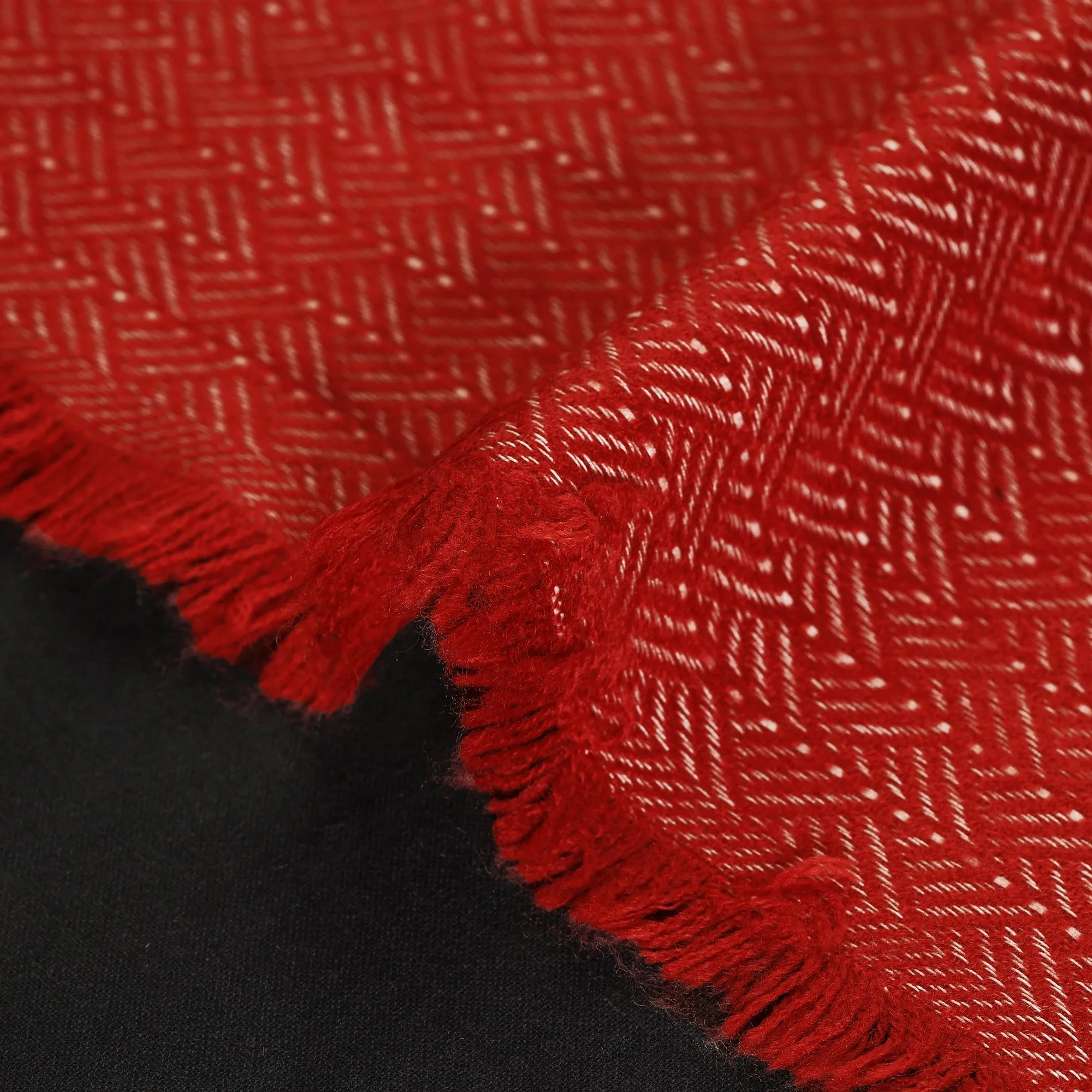 Red - Acrylic Fine Wool Fabric 07