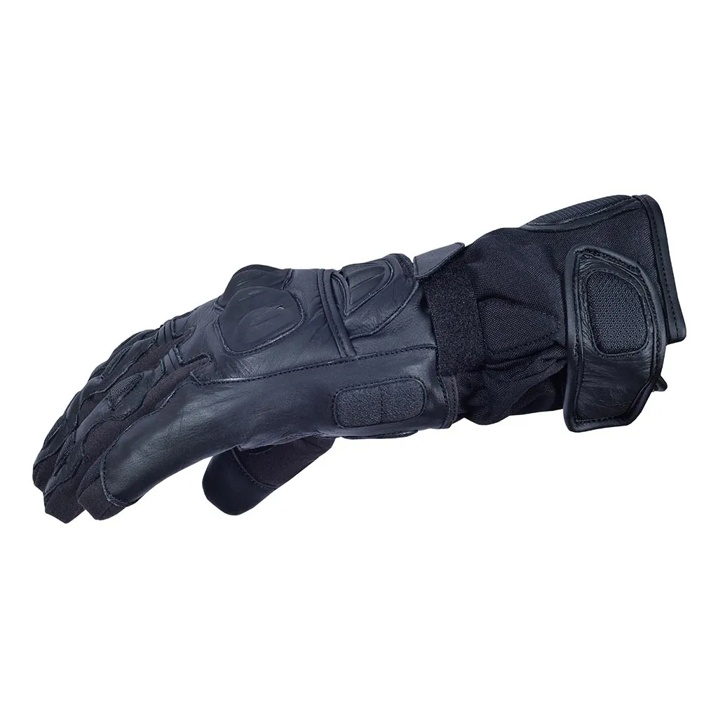 RIDERACT® Adventure Riding Leather Motorcycle Gloves TRIGEL