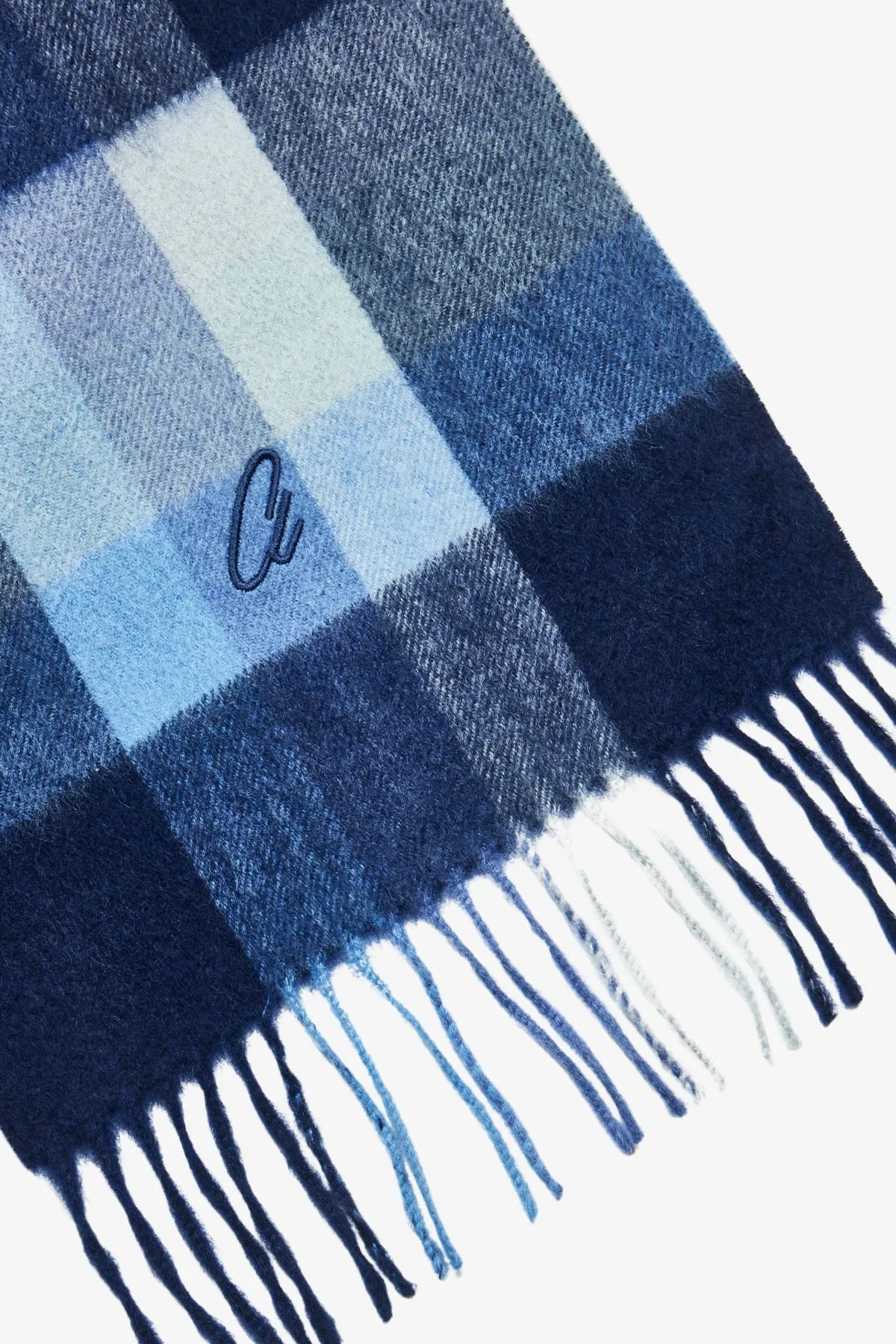 Scarf - Cashmere Blue Check