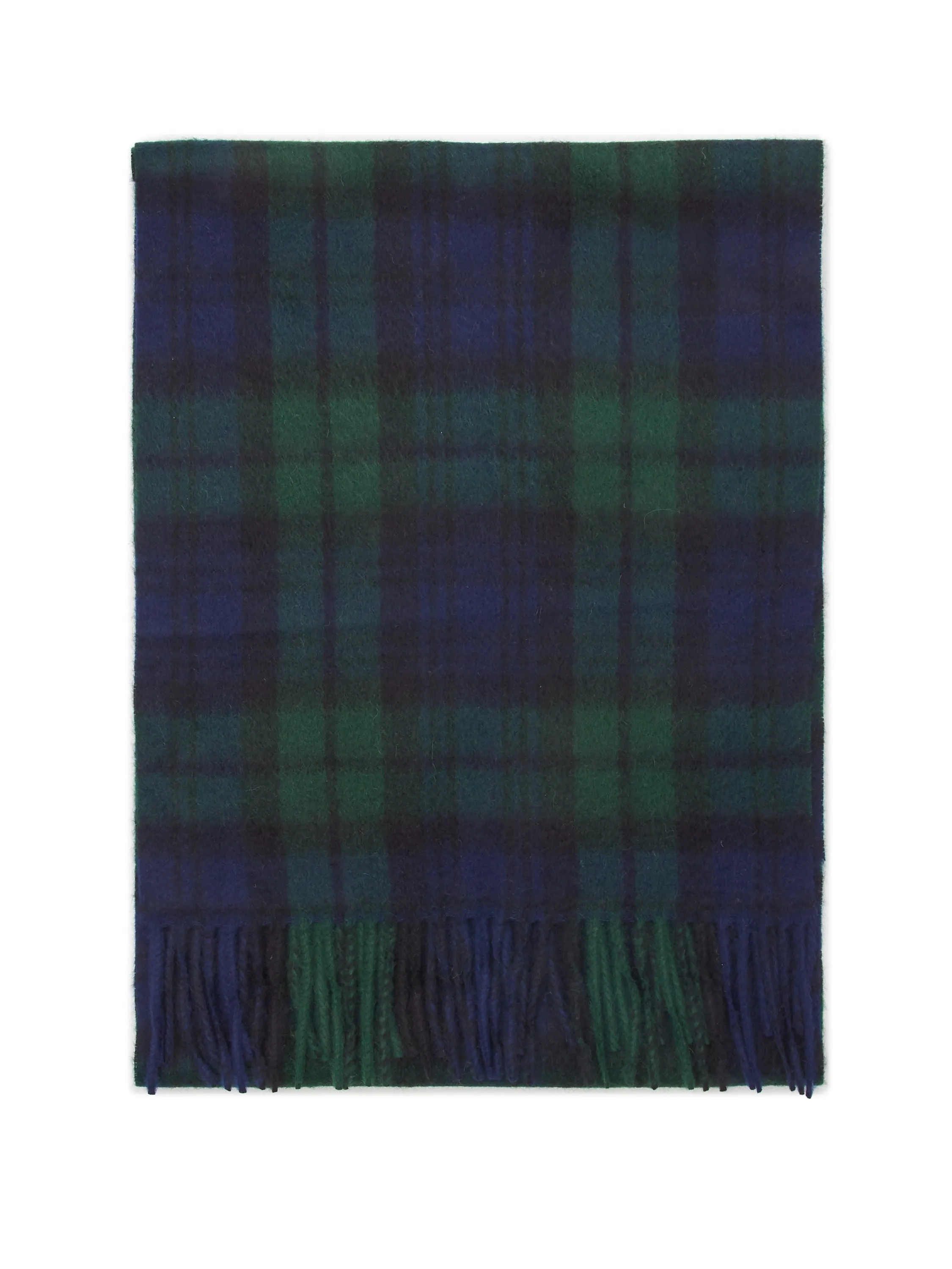 Tartan Cashmere Scarf - Black Watch