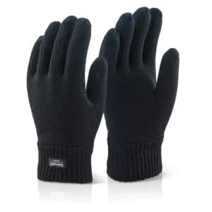 Thinsulate Winter Glove With 3M Underlayer Black (Pack Of 10) - Thgbl