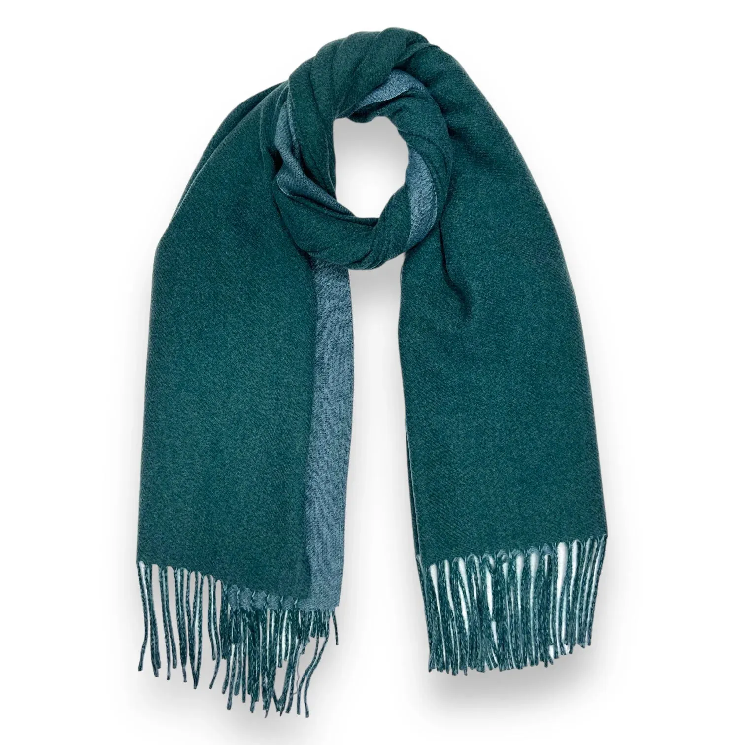 Two Tone Cashmere Blend Scarves