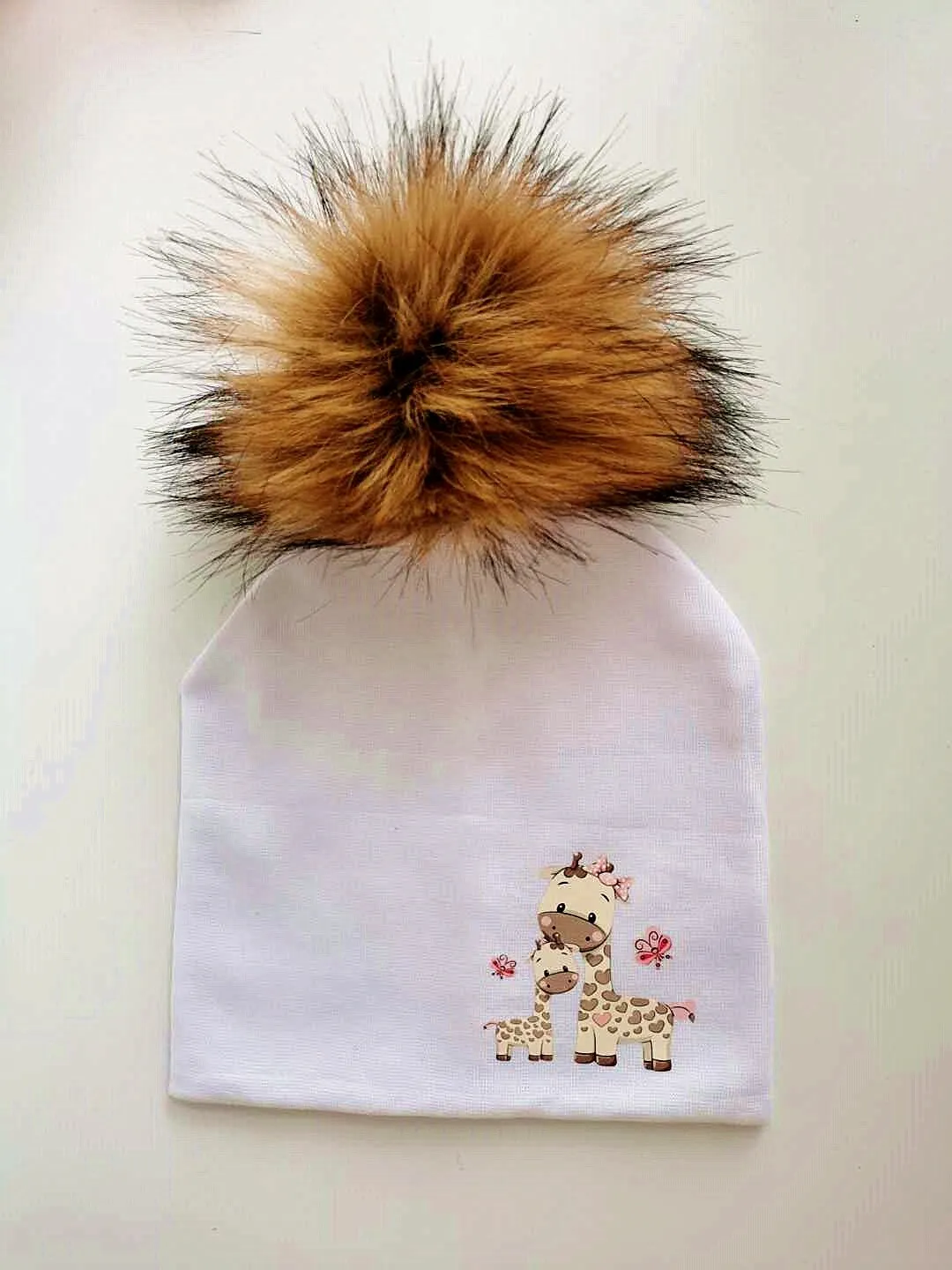 Unisex Animal Image Cartoon Design Cute Beanie Hats For Kids