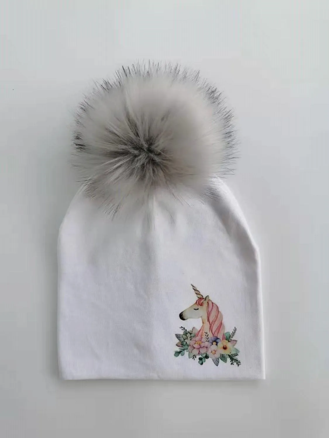 Unisex Animal Image Cartoon Design Cute Beanie Hats For Kids