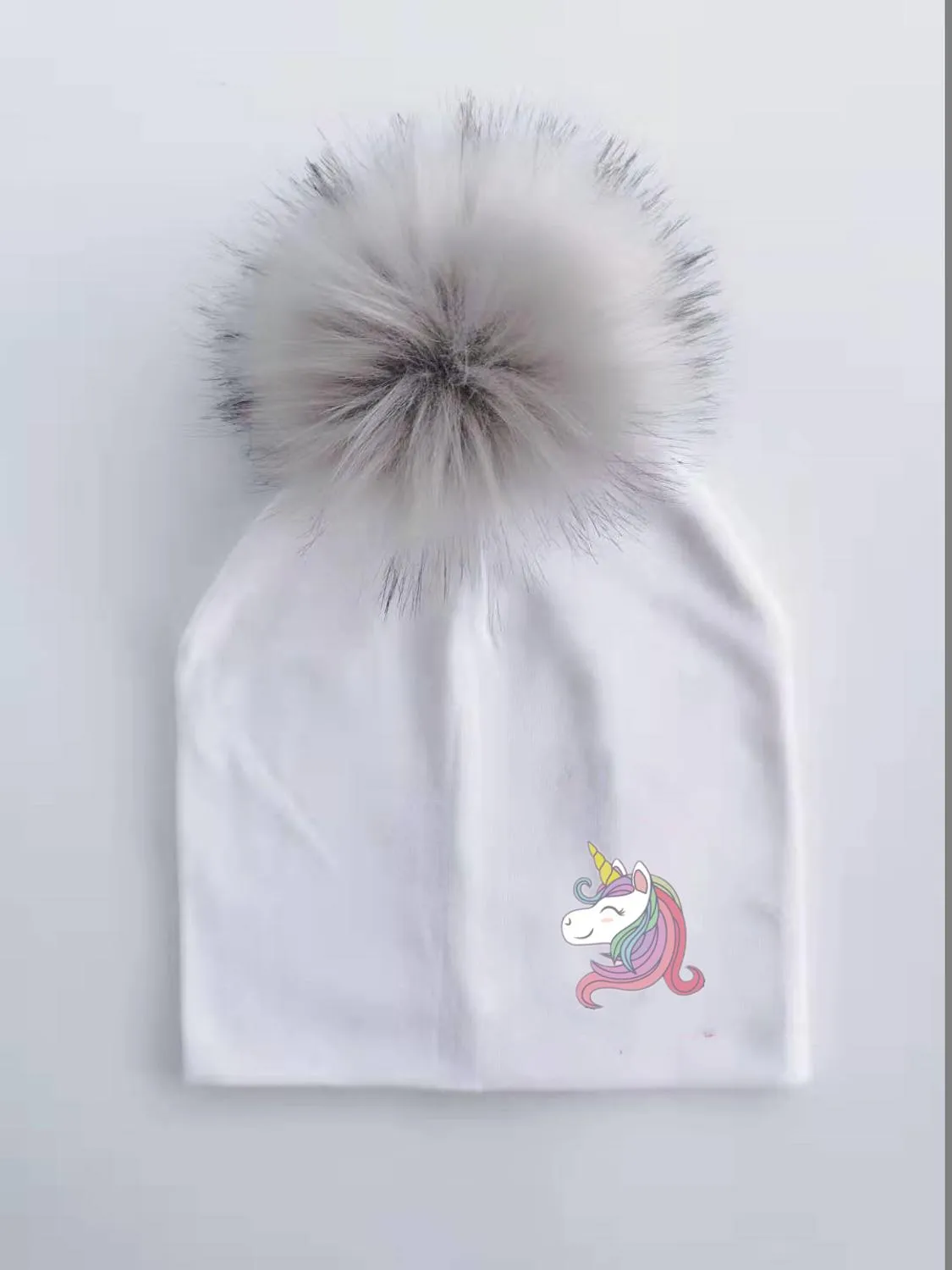 Unisex Animal Image Cartoon Design Cute Beanie Hats For Kids