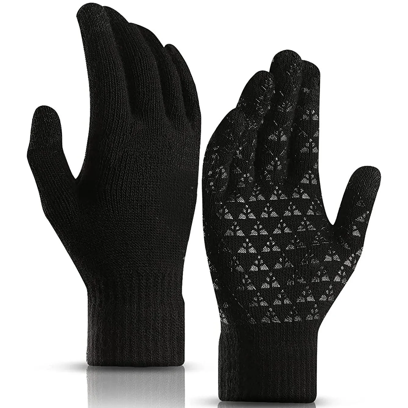 Unisex Knit 360¬∞ Whole Palm Touchscreen Antislip Gloves