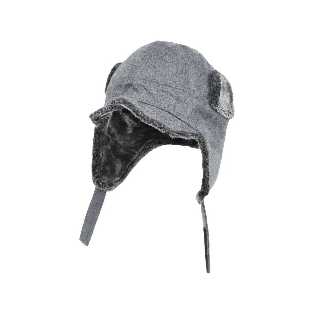 Warm Trapper Hat Winter Earflaps with Visor Outdoor SLT1455