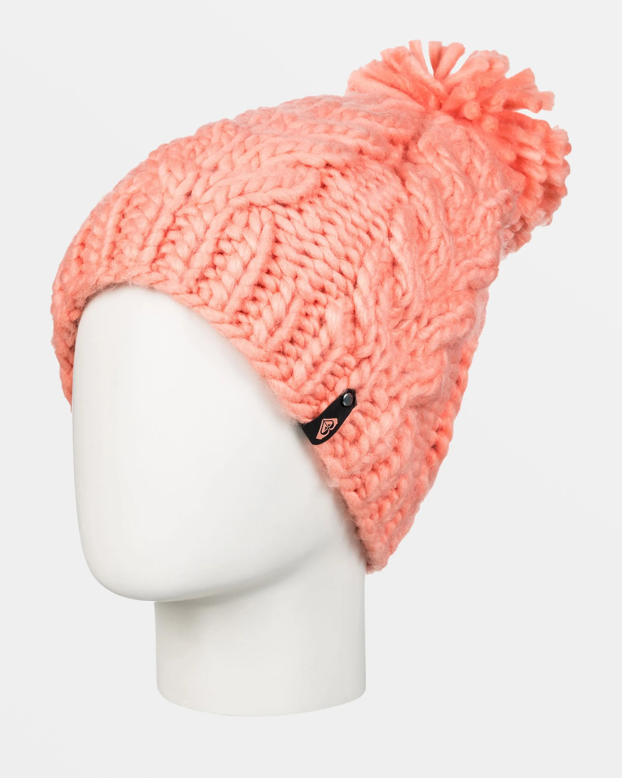 Winter Chunky Beanie - Peach Pink