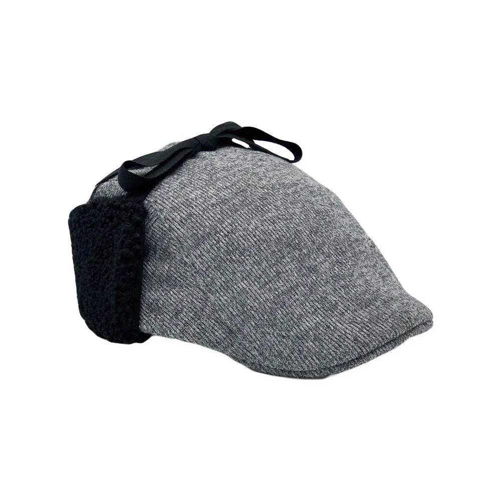 Winter Warm Earflap Flat Cap Newsboy Cap Golf Driver Irish Fleece Hunting Hat LDT1552