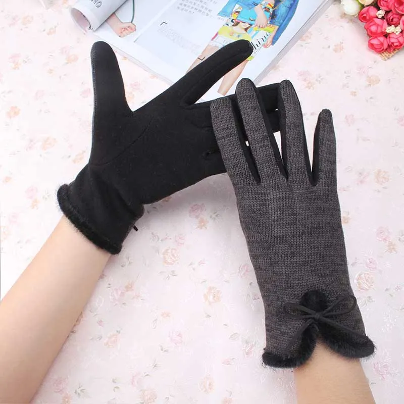 Women's Winter Cotton Wool Gloves