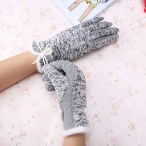 Women's Winter Cotton Wool Gloves