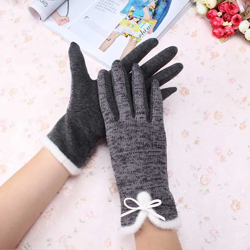 Women's Winter Cotton Wool Gloves