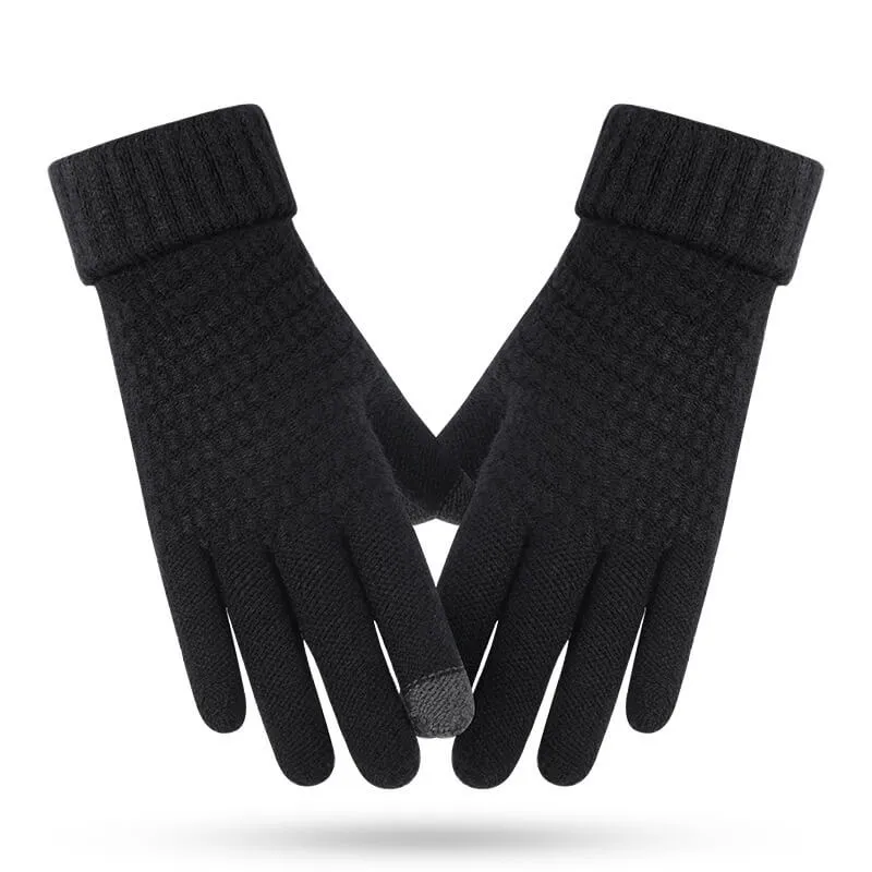 Women's Winter Touchscreen Gloves Warm Fleece Lined Knit Gloves