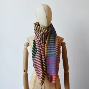 Woollen Scarf | Bold Stripe | C175